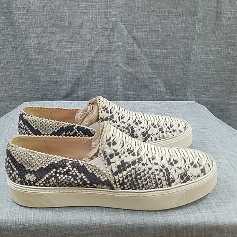 Stuart Weitzman Nuggets Snake Print Slip-On Sneak… - image 5
